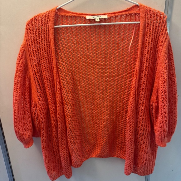 Matching Outfit | 2 FOR 1 |Satin Hawiian Skirt & Orange Short Sleeve Knit - Picture 5 of 7